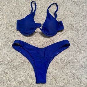 Zaful royal blue bikini